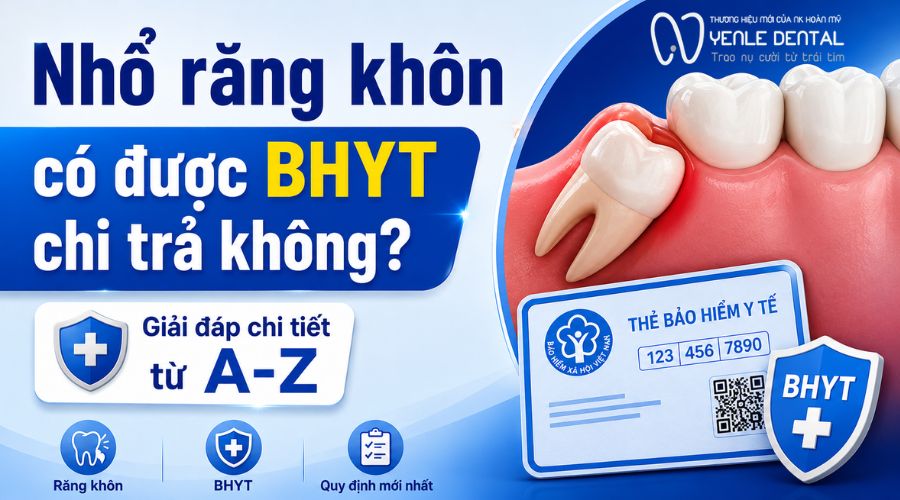 nhổ răng khôn có được bhyt chi trả không